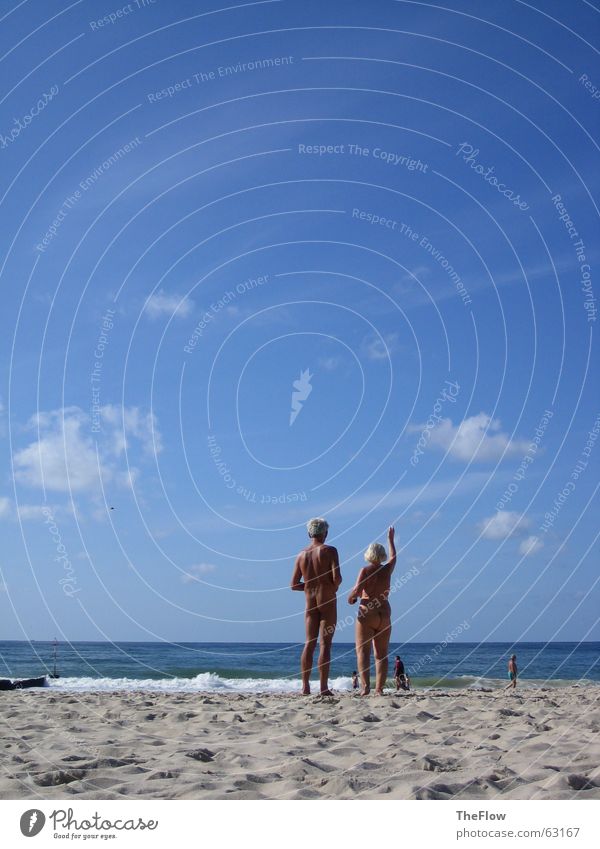 Adult Beach Nudist Image Gallery - Grandma & Grandpa Nude - a Royalty Free Stock Photo from Photocase