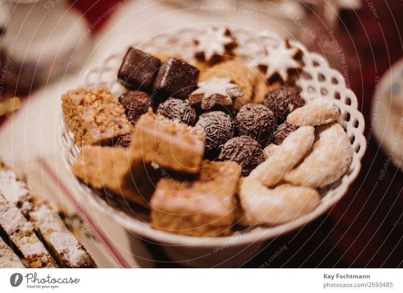 christmas cookies on a plate - a Royalty Free Stock Photo from