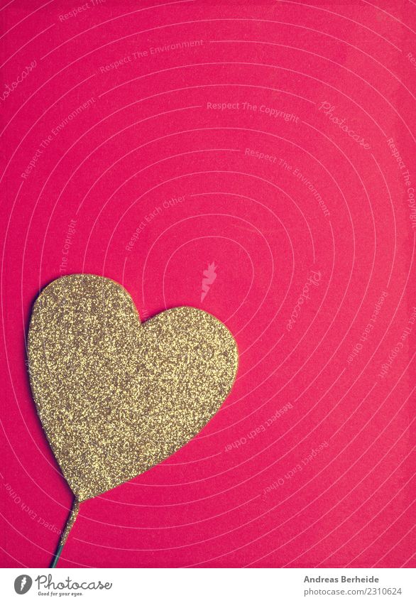 Golden Glitter Love Heart Romantic Backdrop for Pictures LV-1371