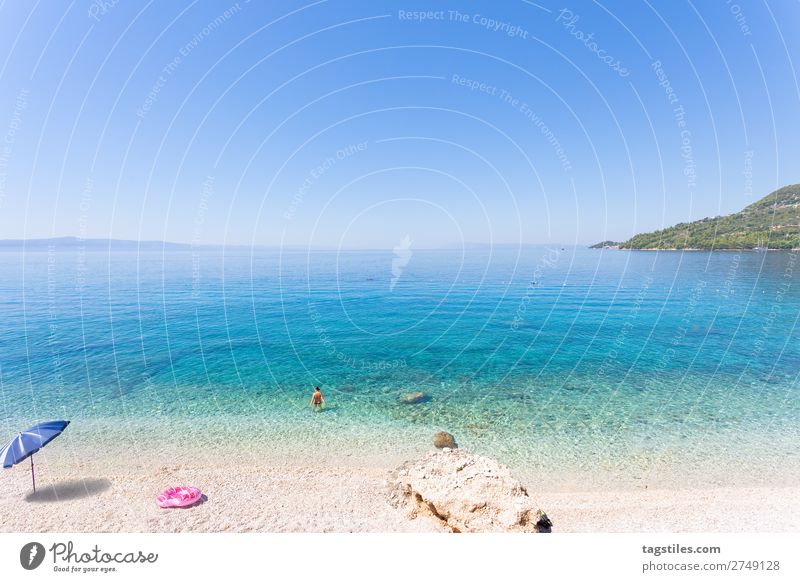 Croatia - beautiful Mediterranean coast landscape in Dalmatia