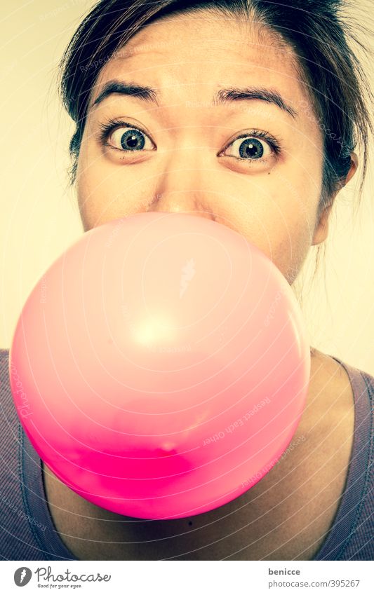 funny bubble girl
