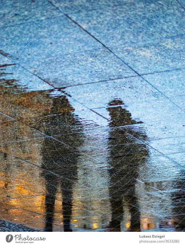 reflections of people