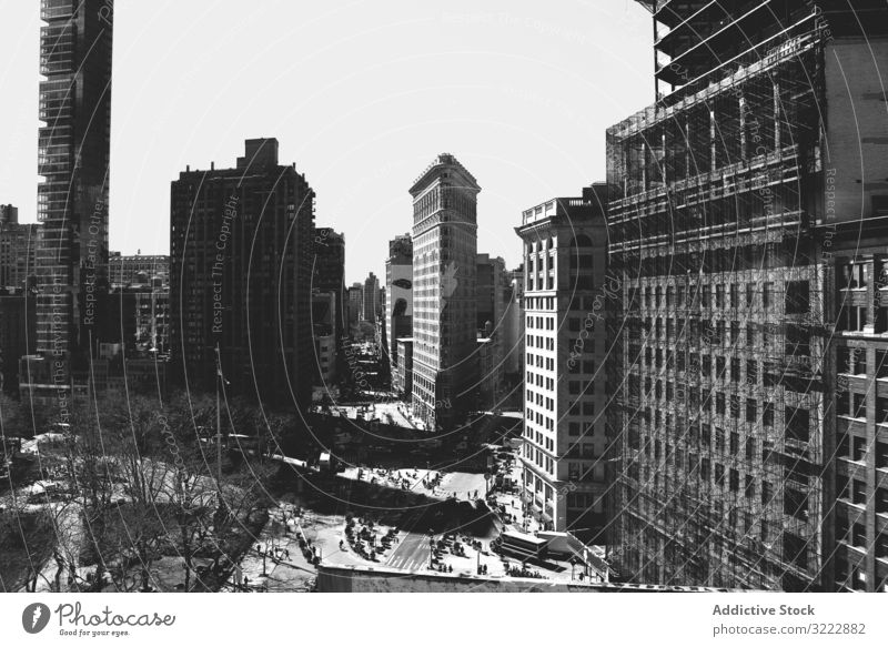 New York City In Black And White Stock Photo, Picture and Royalty
