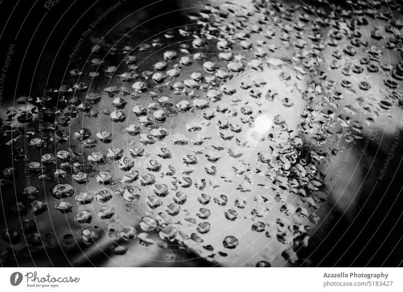 water drops on glass photography